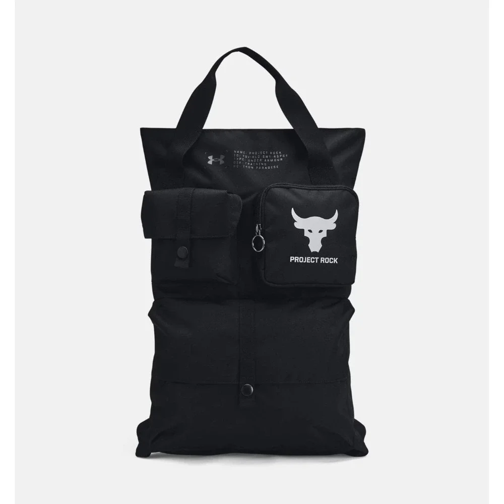 Under Armour Project Rock Gym Bag‎ Sack Black